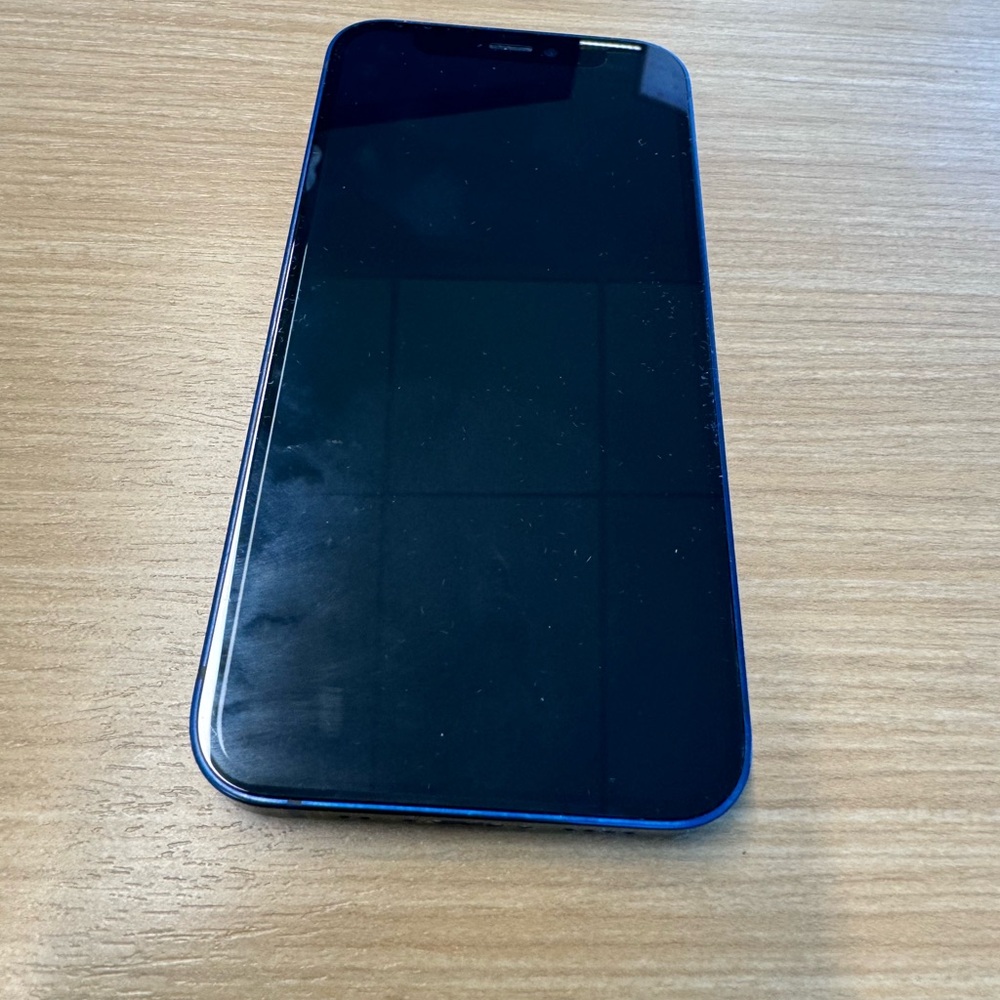 Restored Apple iPhone 12 mini -fully unlocked 64 gb blue (refurbished) like new